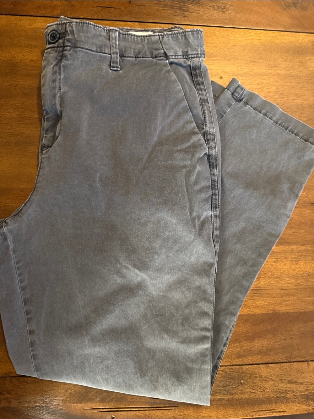 GAP Women's Faded Slate Chino Pants - Gray